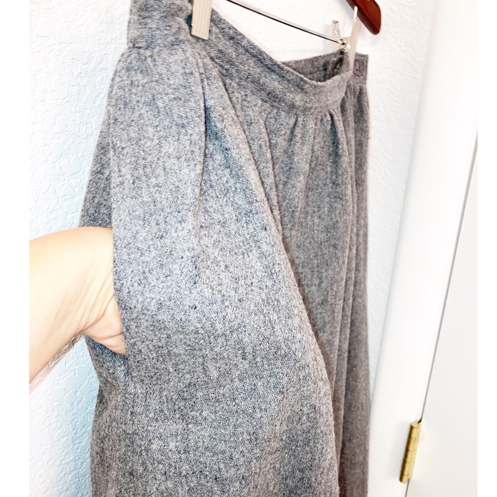 VTG Wool Grey Suit: Blazer & Skirt SZ: 12 - Picture 12 of 13